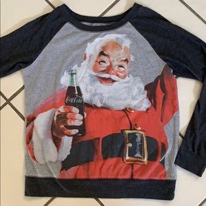 Coke, Santa, Vintage Long Sleeve T